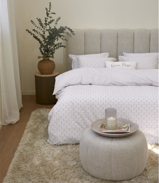 Ritzzz Dekbedovertrek met rits (3 zijdes) Arched Soft Pink