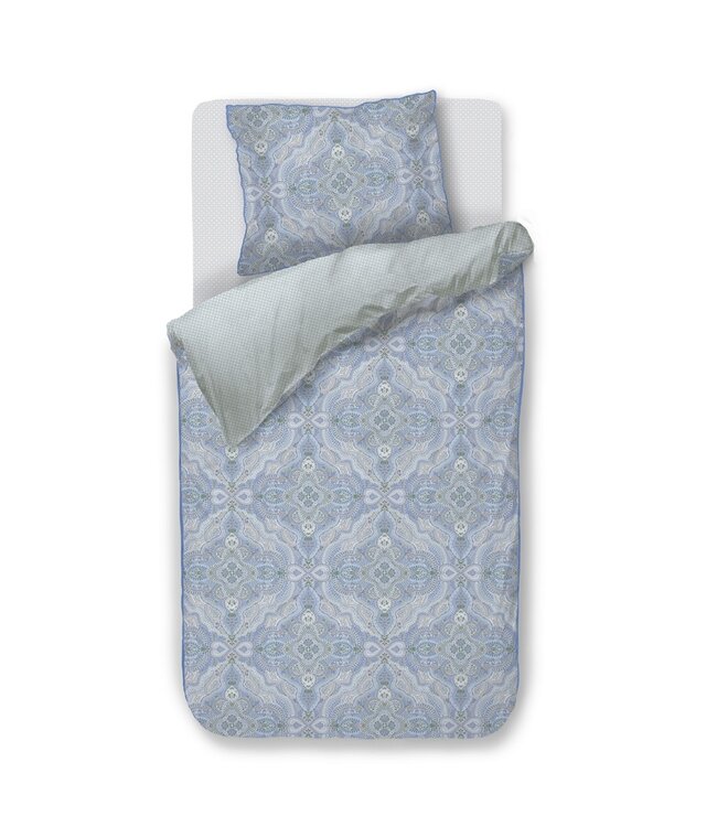 Pip Studio Dekbedovertrek Moon Flower Light Blue