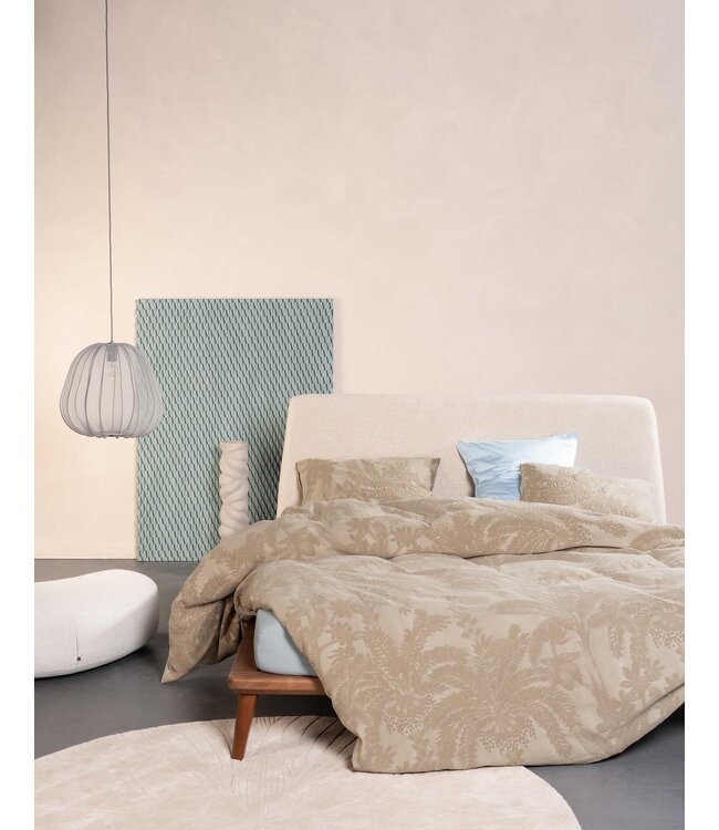 Essenza Dekbedovertrek Palma Taupe 240 x 200/220