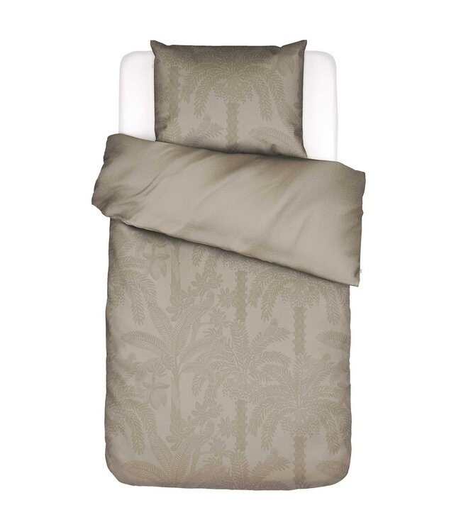 Essenza Dekbedovertrek Palma Taupe 140 x 200/220
