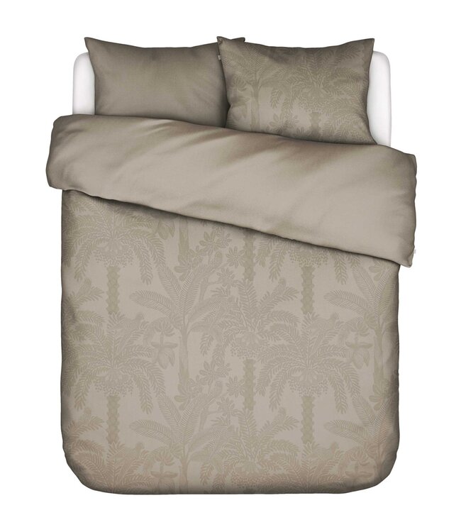 Essenza Dekbedovertrek Palma Taupe 200 x 200/220