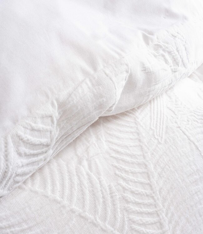 Essenza Dekbedovertrek Palma White 260 x 200/220