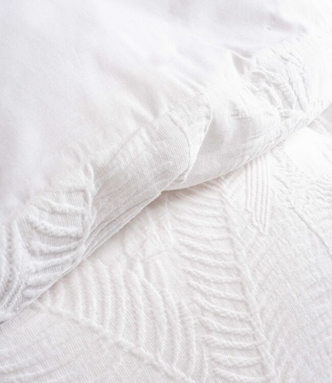 Essenza Dekbedovertrek Palma White 140 x 200/220