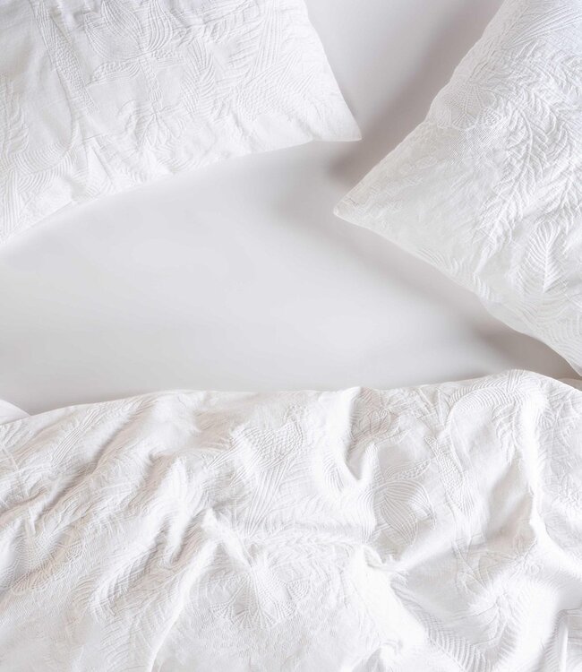 Essenza Dekbedovertrek Palma White 140 x 200/220
