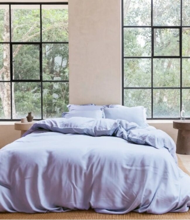 Coco & Cici Dekbedovertrek TENCEL™ Twill Lavendel Blauw