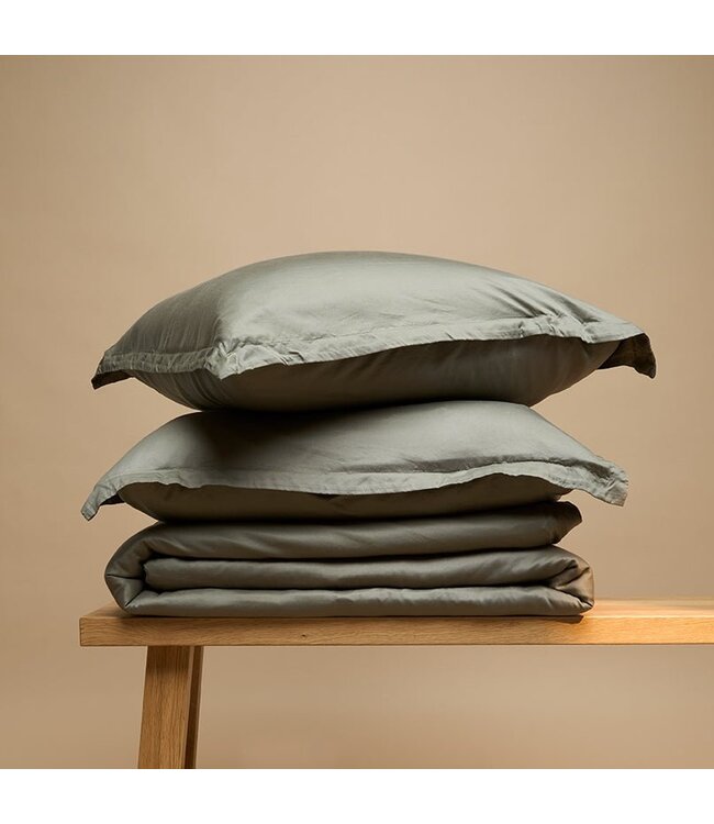 Coco & Cici Dekbedovertrek Tencel ™ Twill Olive green
