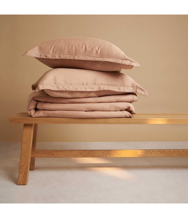 Coco & Cici Dekbedovertrek Tencel™ Twill  Peach