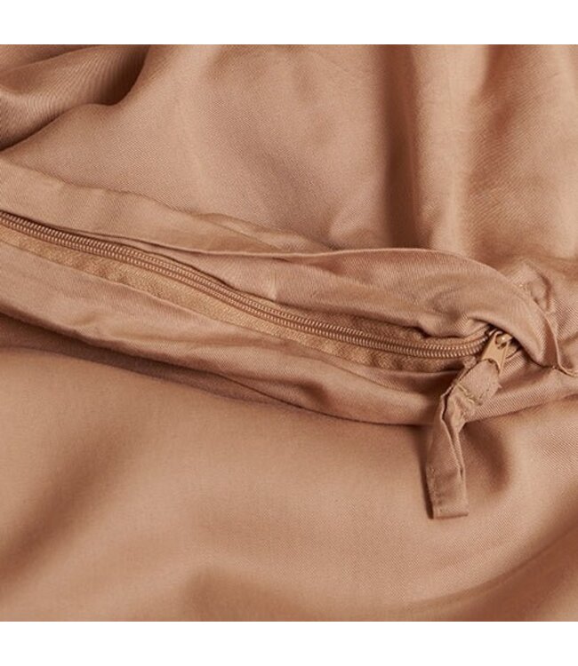Coco & Cici Dekbedovertrek Tencel™ Twill  Peach