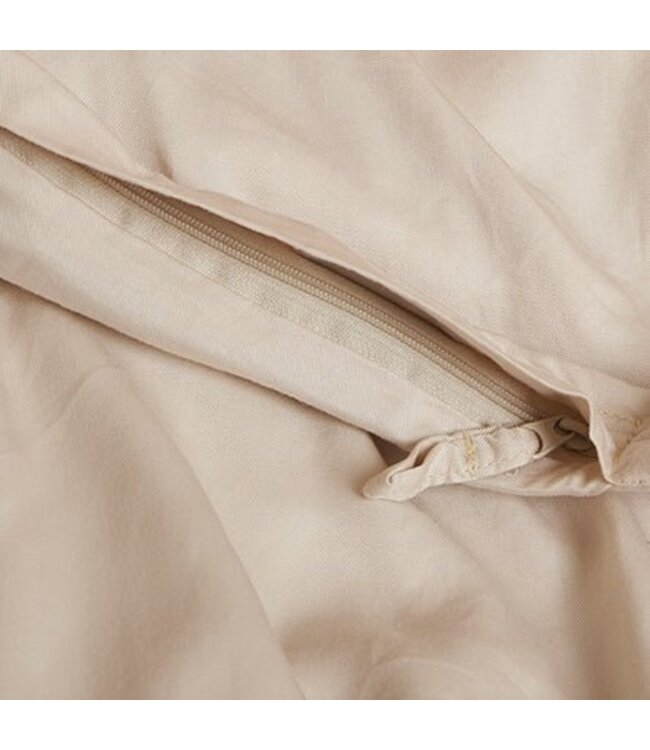 Coco & Cici  Dekbedovertrek Tencel™ Twill Beige