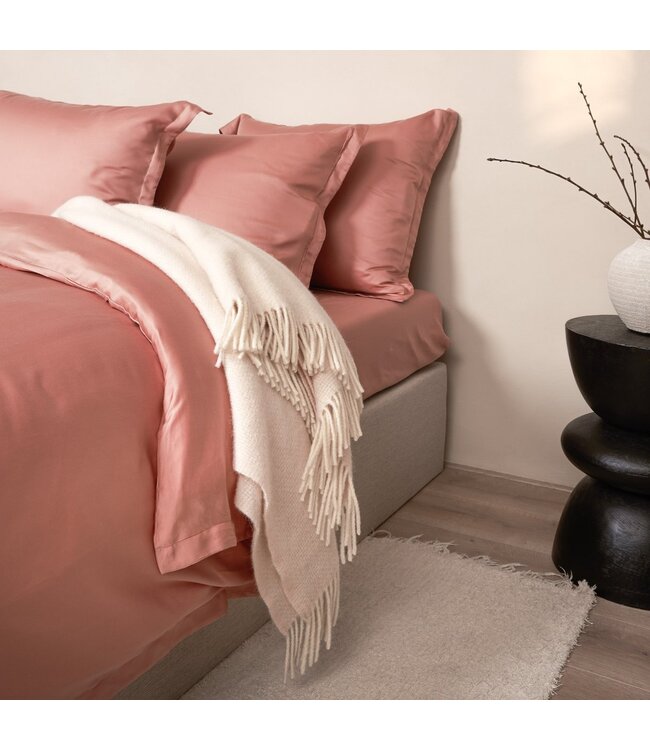 Coco & Cici Dekbedovertrek Tencel satijn Terra Roze