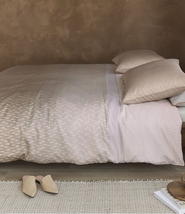 Beddinghouse Dekbedovertrek Archer Sand 260 x 200/220