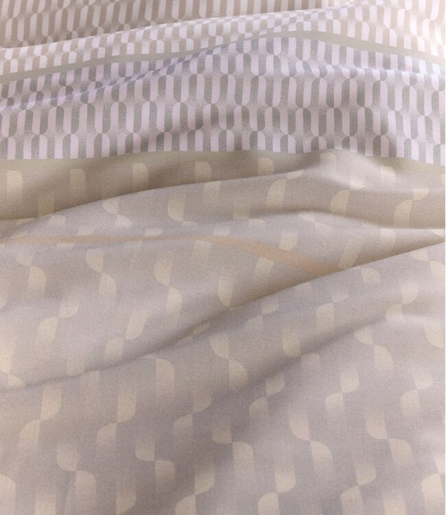 Beddinghouse Dekbedovertrek Archer Sand 240 x 200/220