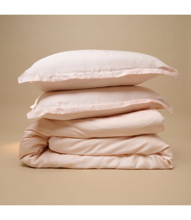 Coco & Cici Dekbedovertrek Tencel Satijn Perzik