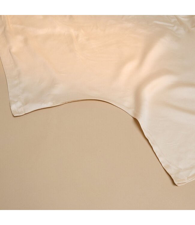 Dekbedovertrek Satijn Wit Zand