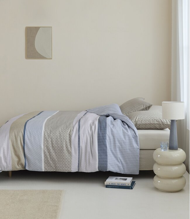 Beddinghouse Dekbedovertrek Hilde Blue 200 x 200/220