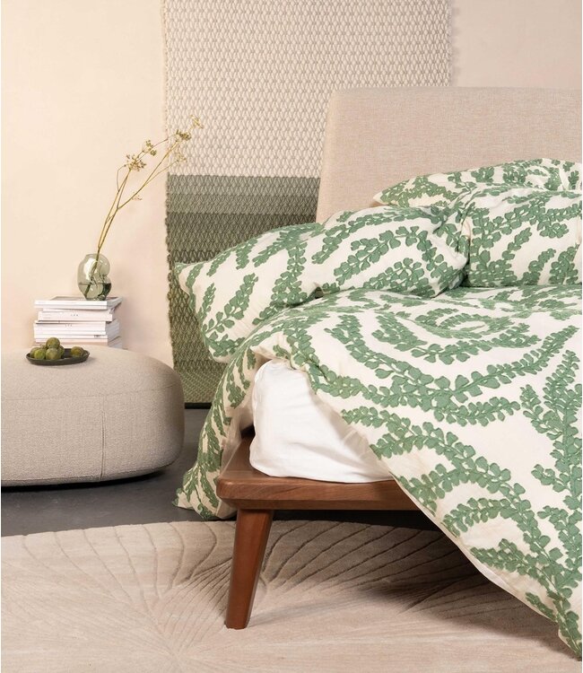 Essenza Dekbedovertrek Eleria Green