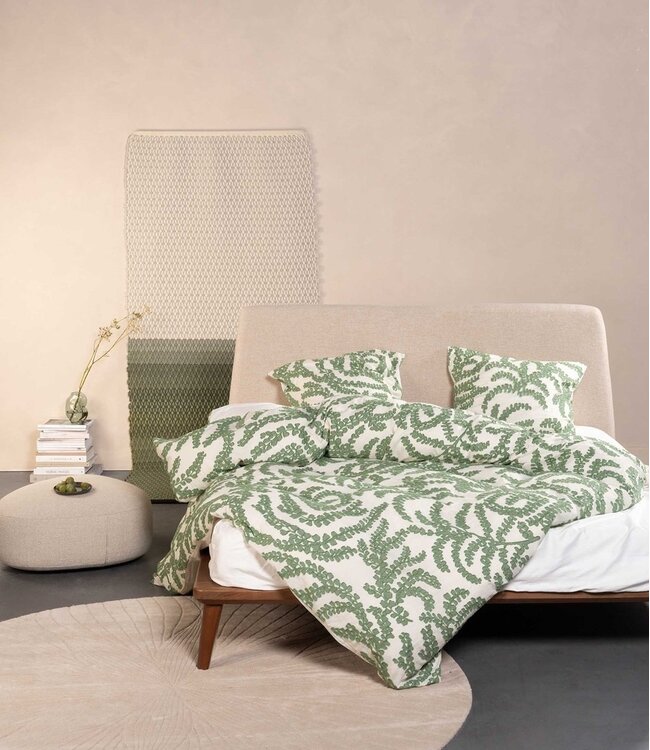 Essenza Dekbedovertrek Eleria Green 140 x 200/220