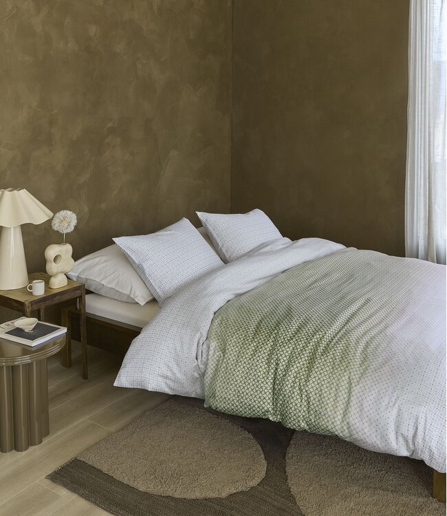 Beddinghouse Dekbedovertrek Nadine Green 260 x 200/220