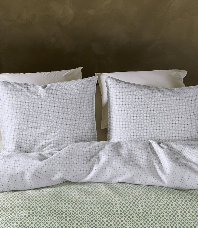 Beddinghouse Dekbedovertrek Nadine Green 200 x 200/220