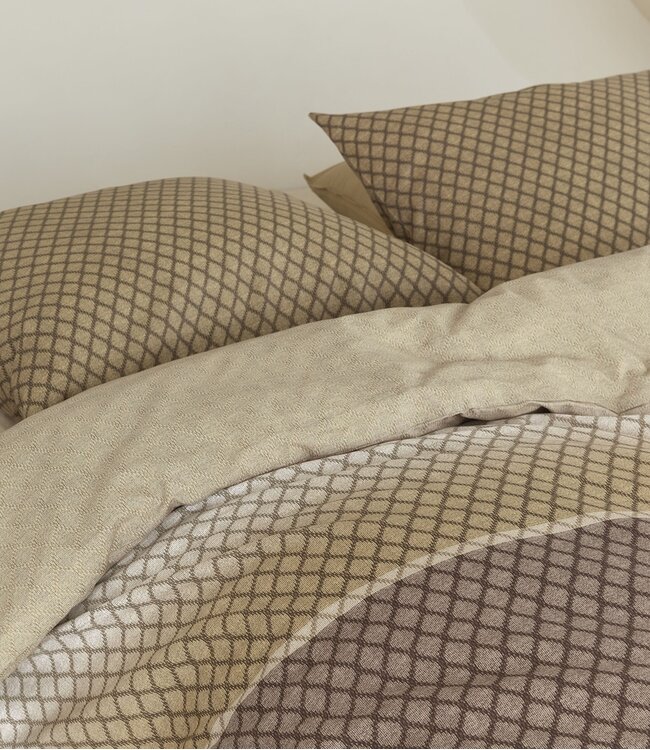 Beddinghouse Dekbedovertrek Riven Naturel