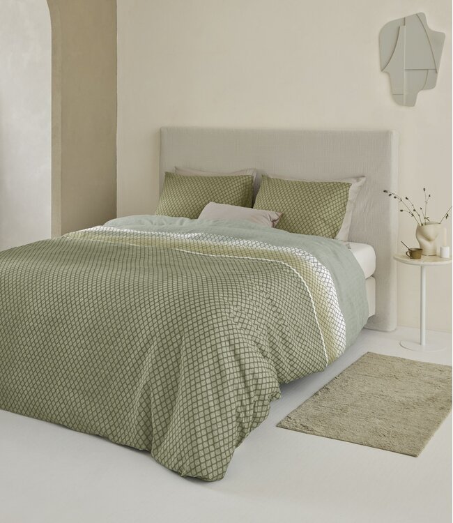 Beddinghouse Dekbedovertrek Riven Green 240 x 200/220