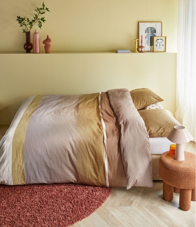 Beddinghouse Dekbedovertrek Elvi Gold 140 x 200/220