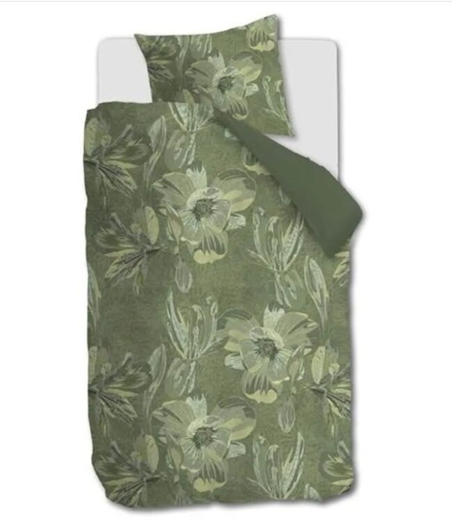 Kardol  Dekbedovertrek Satijn Symbiose Green