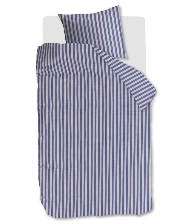 Beddinghouse Dekbedovertrek Veya Blauw