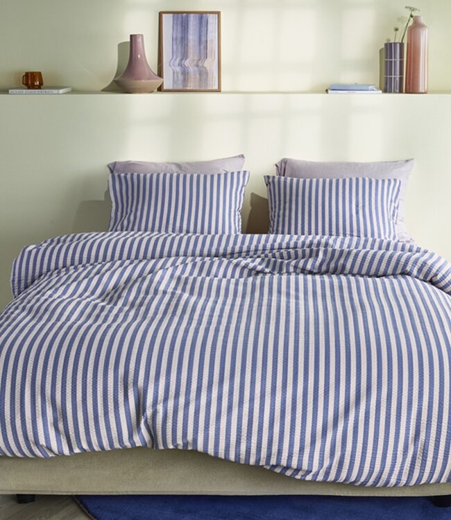 Beddinghouse Dekbedovertrek Veya Blauw 140 x 200/220