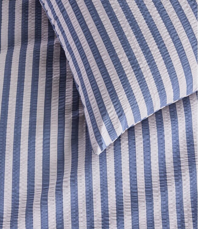 Beddinghouse Dekbedovertrek Veya Blauw 200 x 200/220