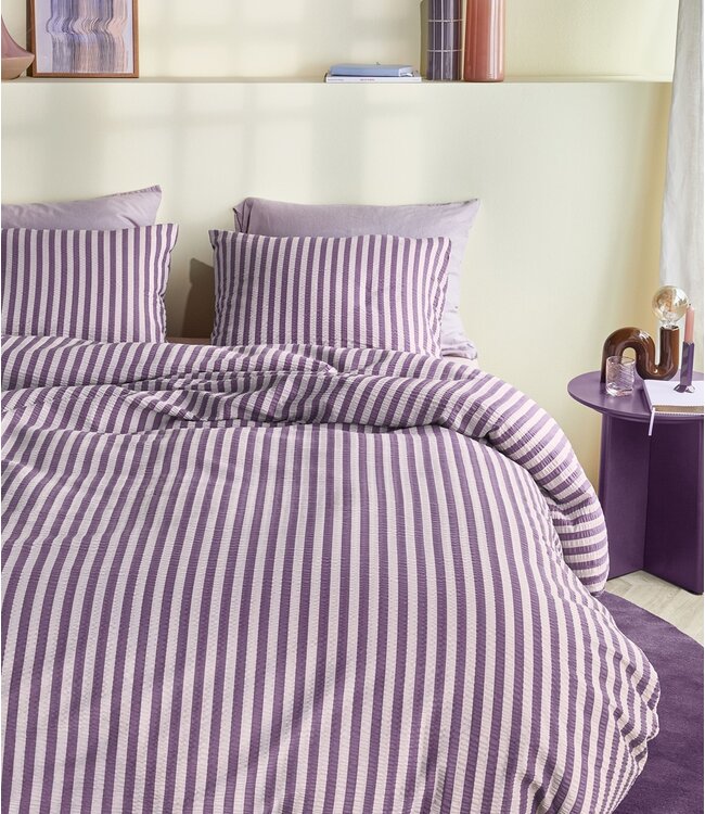Beddinghouse Dekbedovertrek Veya Mauve 140 x 200/220