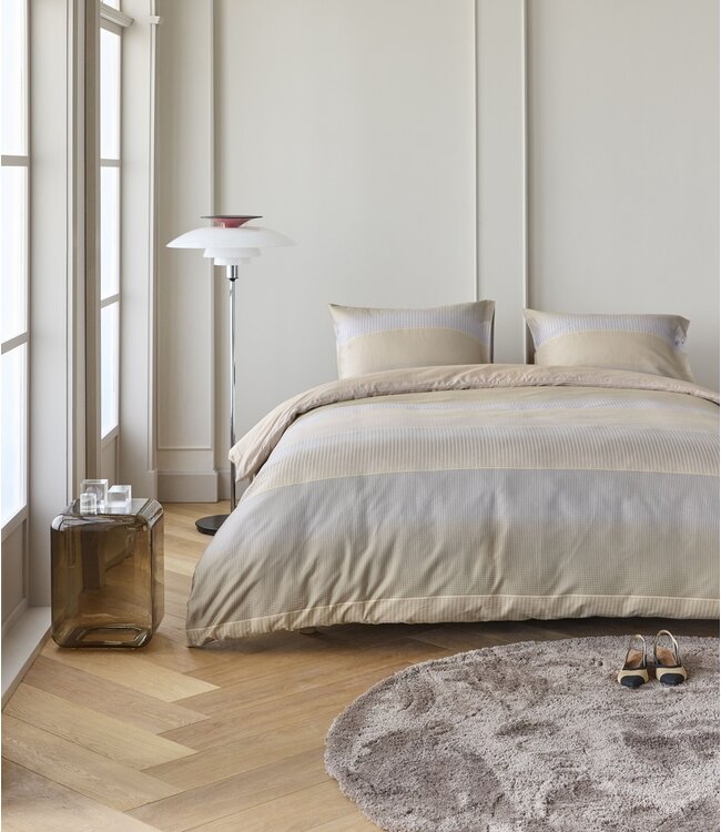 Kardol  Dekbedovertrek Satijn Abstract Natural 140 x 200/220