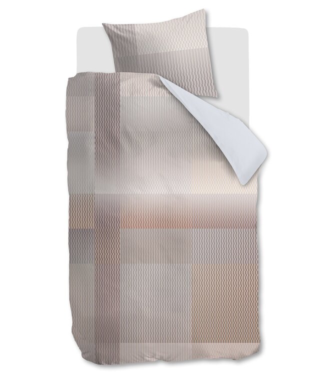 Kardol  Dekbedovertrek Satijn Digital Weave Grey Green