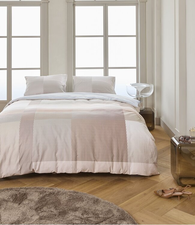 Kardol  Dekbedovertrek Satijn Digital Weave Grey Green