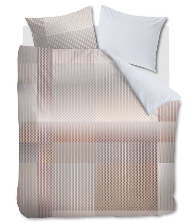 Kardol  Dekbedovertrek Satijn Digital Weave Grey Green 260 x 200/220