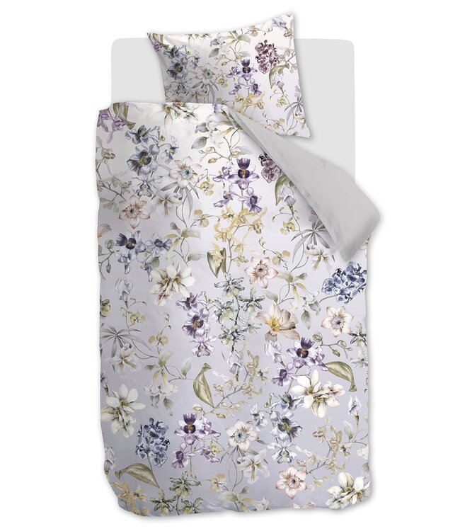 Kardol  Dekbedovertrek Satijn Branche Grey