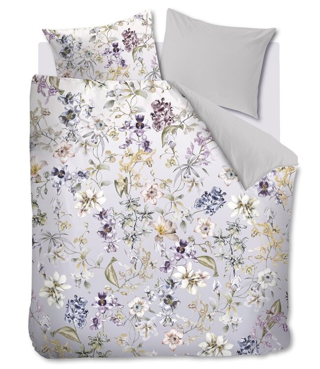 Kardol  Dekbedovertrek Satijn Branche Grey 240 x 200/220