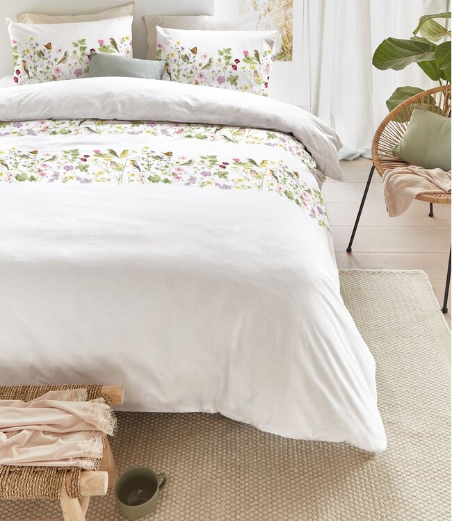 Marjolein Bastin Dekbedovertrek Katoen Whispering Garden 140 x 200/220