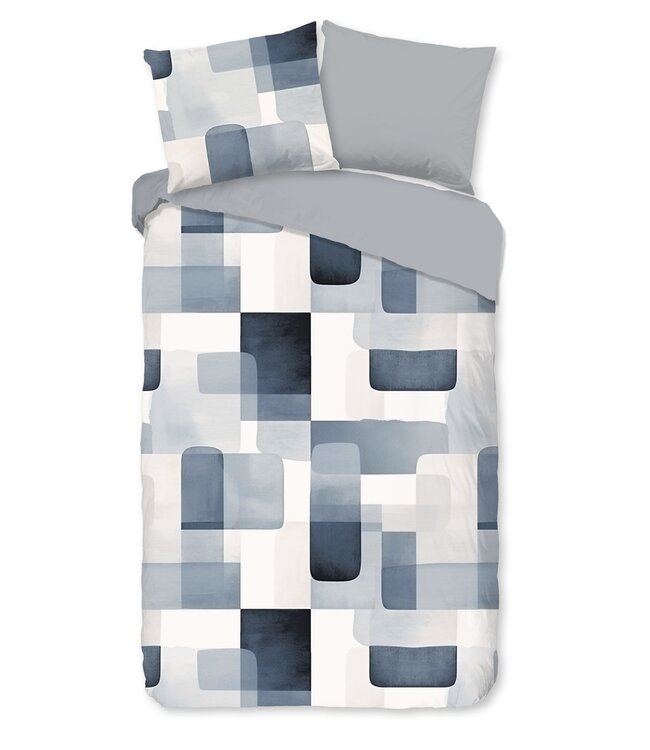 Ritzzly Dekbedovertrek met rits Aiden Blauw