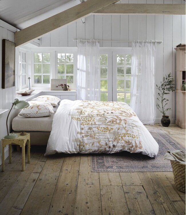 Ariadne at Home Dekbedovertrek Katoen Springtime Zand 240 x 200/220