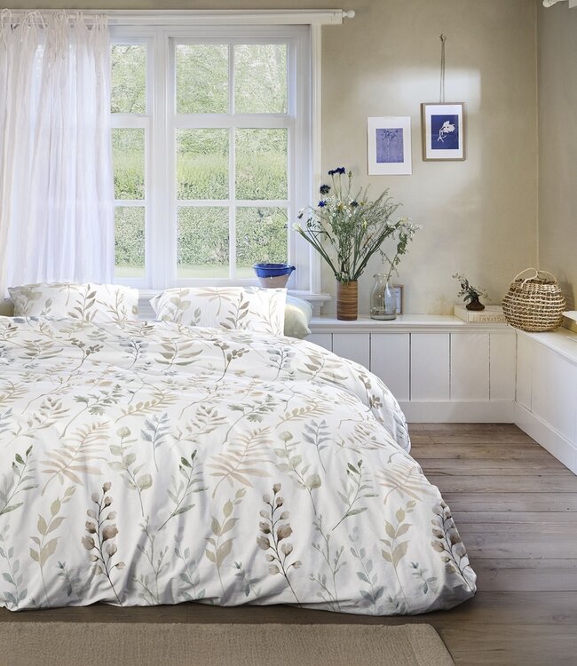 Ariadne at Home Dekbedovertrek Katoen Silent Wit 200 x 200/220