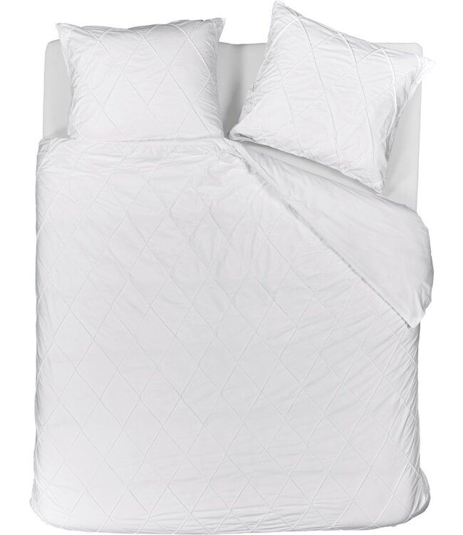 Rivièra Maison Dekbedovertrek Elegance White 200 x 200/220