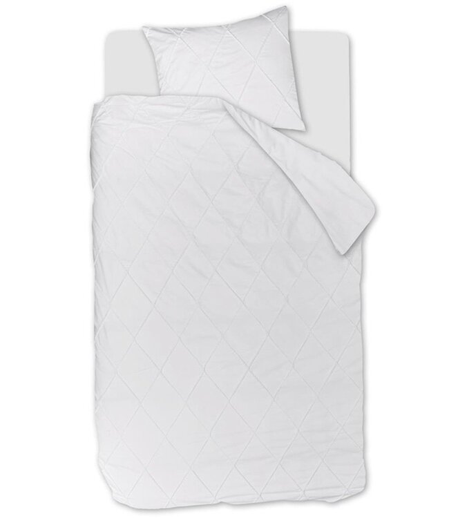 Rivièra Maison Dekbedovertrek Elegance White 140 x 200/220