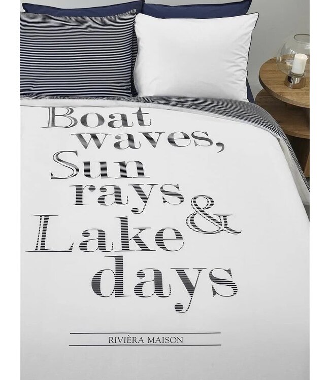 Rivièra Maison Dekbedovertrek Lake Days 260 x 200/220