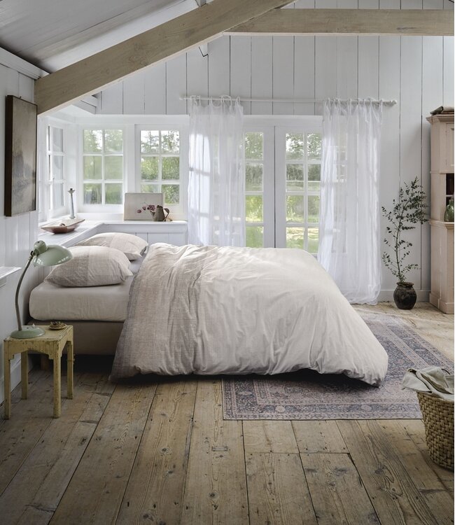 Ariadne at Home Dekbedovertrek Katoen Frontier Zand 200 x 200/220