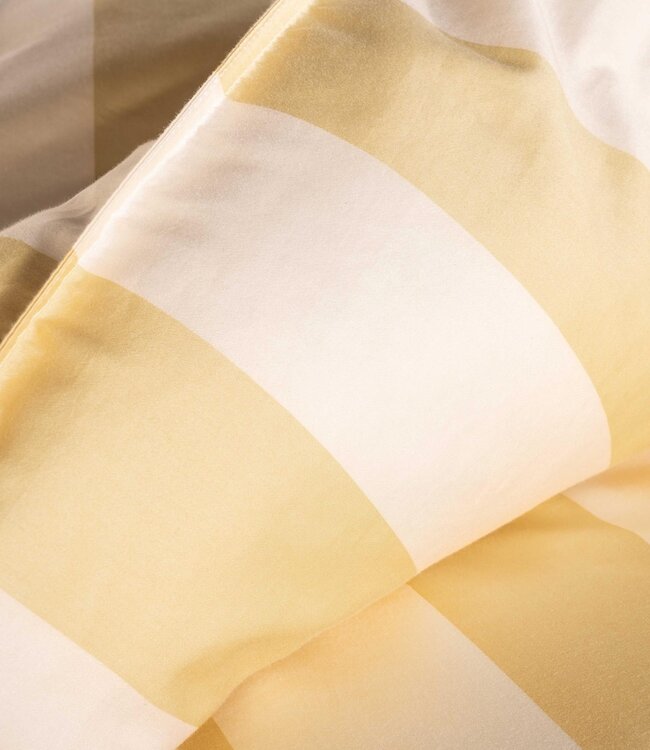 Essenza Dekbedovertrek Minte Stripe Yellow Straw & Vanille