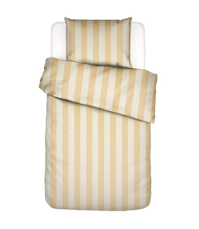 Essenza Dekbedovertrek Minte Stripe Yellow Straw & Vanille 140 x 200/220
