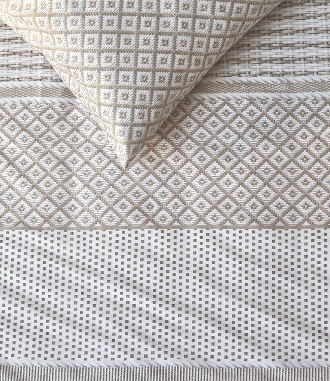 Rivièra Maison Dekbedovertrek Katoen Francesco Zand 260 x 200/220