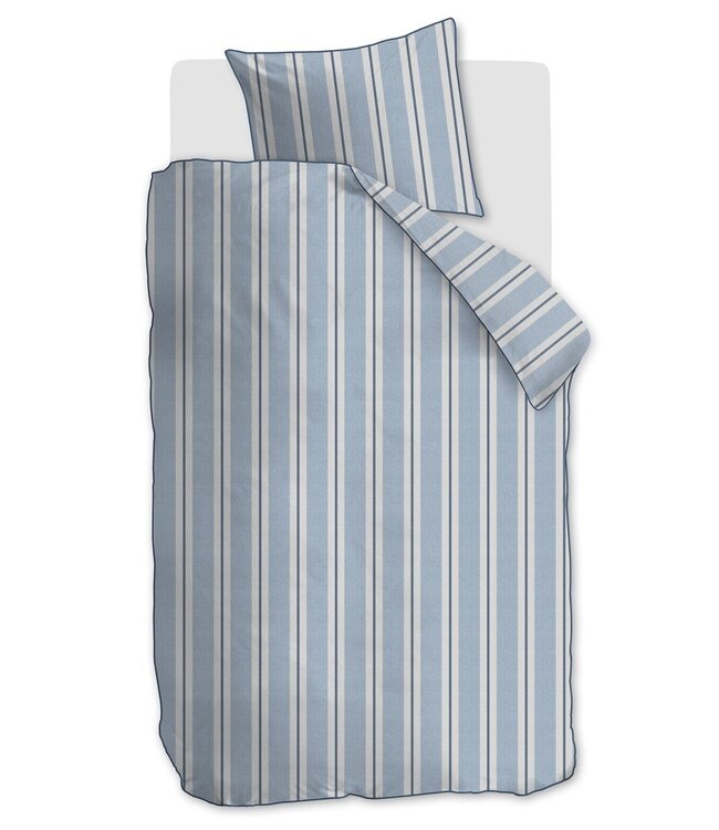 Rivièra Maison Dekbedovertrek Katoen Silvan Blauw 140 x 200/220