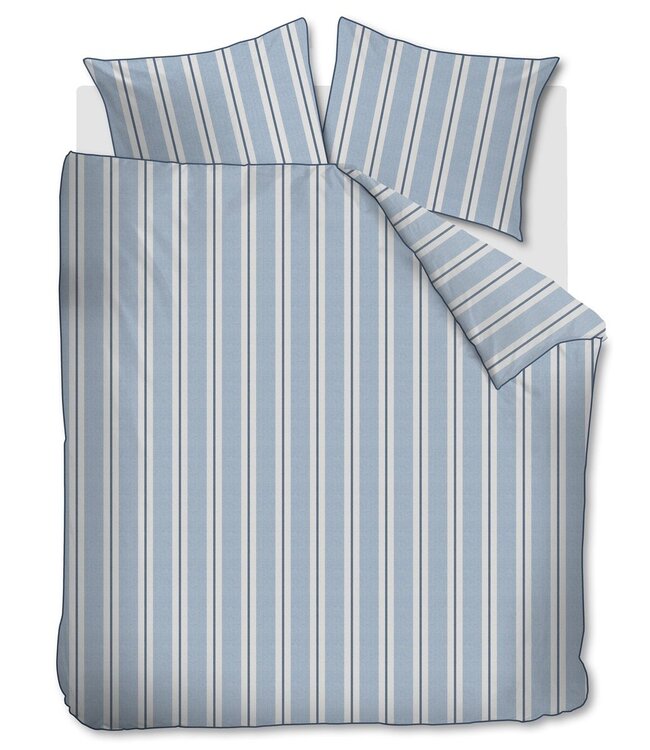 Rivièra Maison Dekbedovertrek Katoen Silvan Blauw 240 x 200/220
